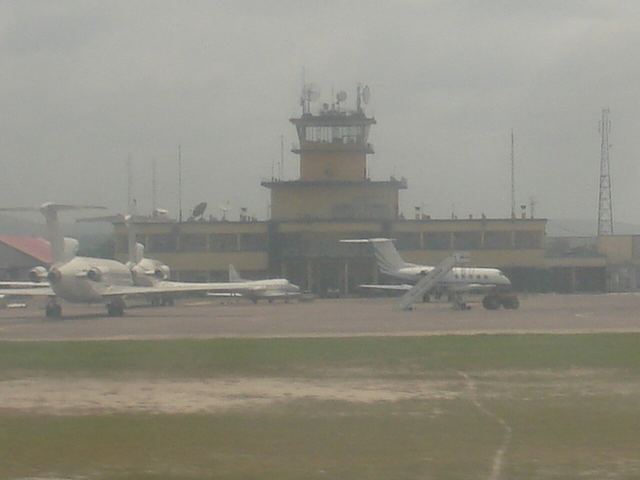 Aéroport international de N'djili à Kinshasa