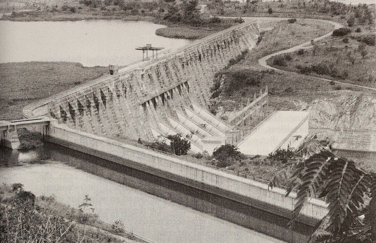 Barrage d'Inga sur le fleuve Congo