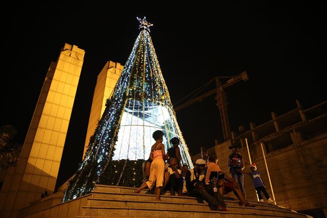Illuminations de fin d'année à Kinshasa